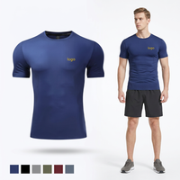 T-shirt de sport personnalisé pour homme, uniforme d'équipe, t-shirt de course avec impression de logo, vêtements de sport respirants, t-shirt anti-transpiration