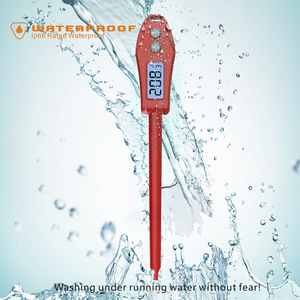 Direct-Plug Digital Display Barbecue <strong>Thermometer</strong> with Luminous <strong>Probe</strong> 572F Range Model DT-103 for Kitchen Food Home Outdoor Use - Product Image 2