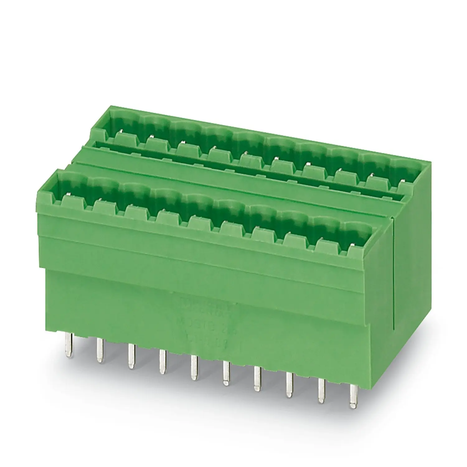 factory hot sales 5.0/5.08 pitch WJ2EDGRH-5.08 KFEDGVH-5.08 double row 2*10 pin header socket terminal blocks connector