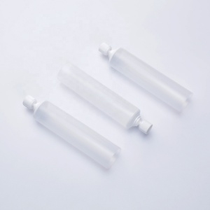 Transparent <b>Plastic</b> Empty Beauty Sunscreen Cream Packaging 10ml Soft Matte Nozzle <b>Tube</b> with One-off Screw Cap - Product Image 1