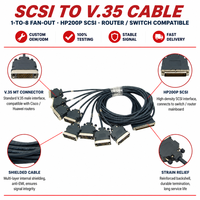Câble coaxial torsadé D-SUB personnalisé DB9 DB15 DB25 DB26 DB62 RS232 PVC pour microphone, lecteur, projecteur