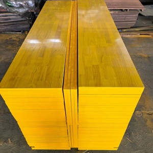Panel de Encofrado de <span class=keywords><strong>Pino</strong></span> Radiata de Abeto <span class=keywords><strong>Amarillo</strong></span> Ecológico, Recubierto de Película, de 3 Capas, Resistente al Agua, para Construcción de Encofrados Exteriores - Product Image 4