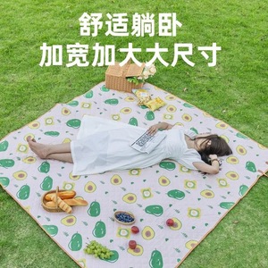 Autre tapis de pique-nique rectangulaire épais pour l'extérieur, motif avocat, pour le camping et les pique-niques - Product Image 2