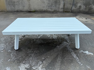 Canapé double en aluminium Causeuse Extérieur Patio <span class=keywords><strong>Jardin</strong></span> Ensembles Extérieur Terrasse Loisirs Meubles Accoudoir Sièges Groupe Cour Meubles - Product Image 5