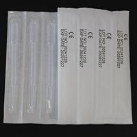 Pipette manuelle en verre de 3ml emballée individuellement compte-gouttes de transfert jetable de type Pasteur de 3ml