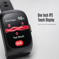 Montre connectée GPS 4G A36 pour personnes âgées avec bouton SOS, appel bidirectionnel, oxymètre de pouls, température, IP67, soins aux personnes âgées, vente en gros