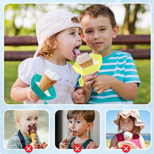 Support pour cornets de glace et bâtonnets de sucettes en silicone de qualité alimentaire, réutilisable, durable, résistant au lave-vaisselle, sans transfert de gel, pour enfants - Product Image 5