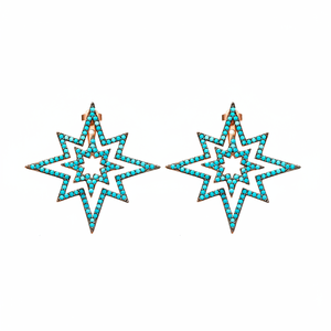 Pole Star Design Ear Jackets <b>Earring</b> North Star <b>Earring</b> Turkish Wholesale Handcrafted 925 Sterling Silver Jewelry - Product Image 2