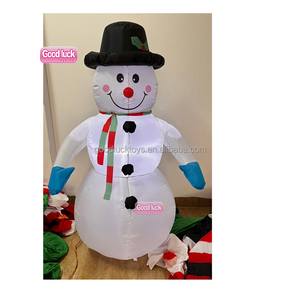 Sân kỳ nghỉ <span class=keywords><strong>Inflatable</strong></span> giáng sinh trang trí <span class=keywords><strong>Snowman</strong></span> giá rẻ <span class=keywords><strong>LED</strong></span> thổi lên sáng <span class=keywords><strong>Snowman</strong></span> cho trang trí nội thất - Product Image 4