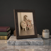 Marco de Fotos de Madera Rectangular de Estilo Minimalista para Exhibición en Mesa, Venta al por Mayor