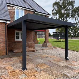 AlunoTec – auvent de Pergola ventilé, meuble de jardin motorisé, cadre en aluminium, arbre de gazébo pour cuisine extérieure - Product Image 5