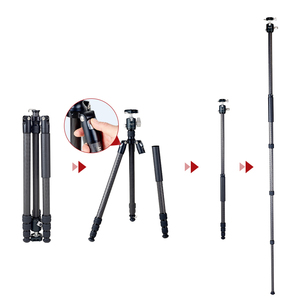 Trípode de disparo de fibra de carbono para caza mini trípode de cámara con cabeza de bola para cámaras <span class=keywords><strong>Nikon</strong></span> Canon Sony - Product Image 6