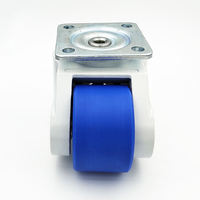 Roulette HuaRui 50mm 250KG, haute charge, Nylon robuste, nivellement, roue de roulette réglable