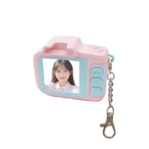 Caméra vidéo numérique blanche format doigt pour étudiant avec enregistreur audio X5 et écran de 1,3 pouce - Product Image 1