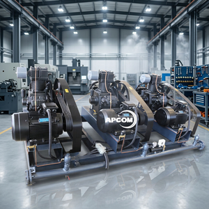 Compresseur d'air à vis industriel à entraînement direct, à économie d'énergie, à pression moyenne et élevée (16 bar, 20 bar, 25 bar) - Product Image 1