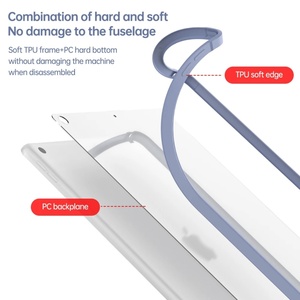 Funda de Acrílico para Tablet iPad Air 5 4 10.9 10.ª Generación 2022 Pro 12 9 11 7/8/9.ª Generación 10.2 6.ª Generación 9.7 Air 2 Mini 6, Transparente con Soporte - Product Image 5