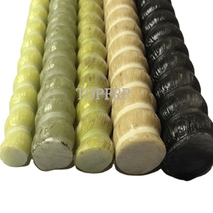 Barres d'armature en fibre de verre époxy FRP de haute qualité pour la construction avec services de pliage et de découpe, haute résistance, résistantes à la corrosion - Product Image 1