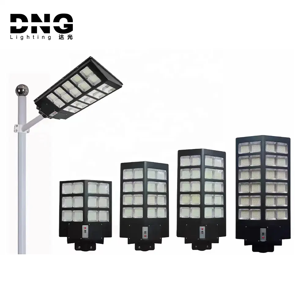 Dng Aluminium Intégré Étanche Ip65 Intégré Led Route Lampadaire Solaire 1000w Solaire Route Lumière Pôle