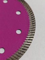 Lame de scie à turbine diamantée professionnelle personnalisée, qualité industrielle, pour la découpe à chaud du granit, du marbre, des carreaux et du quartz, 115 mm