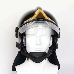 Casco de Seguridad contra Incendios: Casco de Rescate Ignífugo de Estilo Europeo con Capucha Protectora - Product Image 6