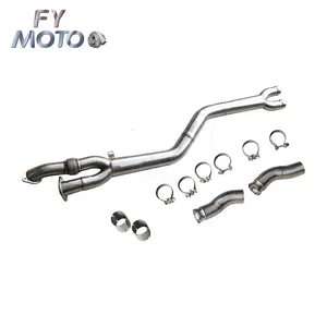 SS304 ad alte prestazioni M Sistema di scarico da 3.5 pollici per BMW S58 G80 M3 G82 M4 2020 + tubo centrale