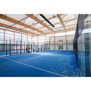 Cancha de Pádel de Interior de fábrica <span class=keywords><strong>Precio</strong></span> Cancha de Pádel césped <span class=keywords><strong>artificial</strong></span> para exterior Cancha de tenis de Pádel de interior Tamaño 10X20m Cancha de <span class=keywords><strong>padel</strong></span> - Product Image 6