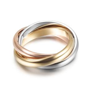 Smooth Stainless Steel Multi Color <b>Ring</b> Simple <b>Plain</b> <b>Ring</b> - Product Image 1