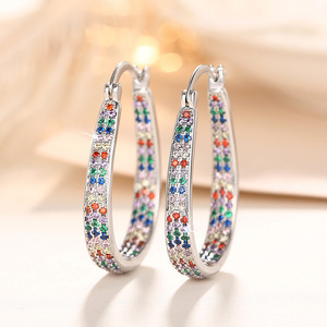 Orecchini a Cerchio Boho Colorati per Donne, Design Unico e Accattivante, Gioielli alla Moda - Product Image 3