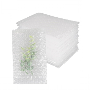 Pochettes à bulles transparentes sacs à double paroi coupe affleurante épaississement sacs en mousse antichoc pour l'amortissement, l'emballage et l'expédition - Product Image 2