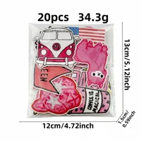 Série Rose : Patchs brodés en forme de cœur, thermocollants, avec colle au dos, badges, accessoires pour vêtements, chaussures, décoration DIY