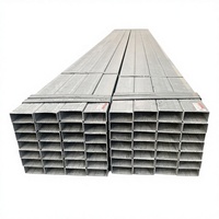 Tuyau en acier rectangulaire ERW Q235B galvanisé à chaud, résistance à la compression 235 MPa, épaisseur 1,0-5,0 mm, 200-275 g/m² zinc