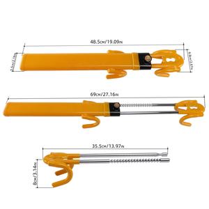 Verrou de volant <span class=keywords><strong>pour</strong></span> voitures, verrou <span class=keywords><strong>antivol</strong></span> <span class=keywords><strong>pour</strong></span> véhicule, pince à longueur réglable, verrou de volant à double crochet - Product Image 5