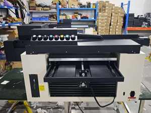 Máy in UV 5060 6090, máy in phun mực tự động, máy in phẳng đa năng, dễ vận hành, in được trên gạch, kính, chai, máy in chai UV phổ biến - Product Image 3