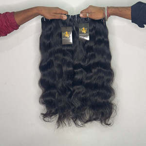 Extensiones de cabello natural indio sin procesar, cabello humano indio, extensiones de cabello alineado con cutícula natural - Product Image 2