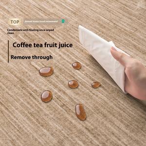 Tapis moderne simple de 10mm pour la maison, léger, de luxe, haut de gamme, lavable, sans entretien, résistant aux taches, pour - Product Image 3