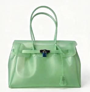 Jelly for for Style 2026 <strong>Summer</strong> Large Capacity Platinum Double Shoulder Strap Cover Closure Polyester Lining <strong>Bag</strong> - Product Image 6
