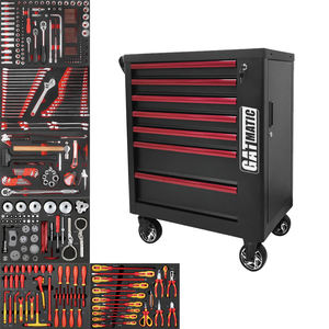 GATmatic Ensemble d'armoires à outils automobiles professionnelles en acier inoxydable <span class=keywords><strong>Chariot</strong></span> à outils en bois en plastique et fer isolé OEM - Product Image 1