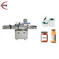 HZPK Bouteille ronde huile essentielle vin shampooing détergent de lavage pâte liquide huile de cuisson remplissage bouchage étiqueteuse