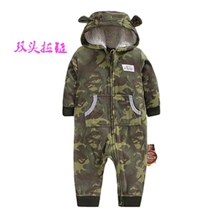 Ropa de Bebé Niña a Precio de Fábrica, Mameluco de Invierno, <span class=keywords><strong>Pijama</strong></span> Cálido con Capucha, Mono para Bebé Recién Nacido - Product Image 2
