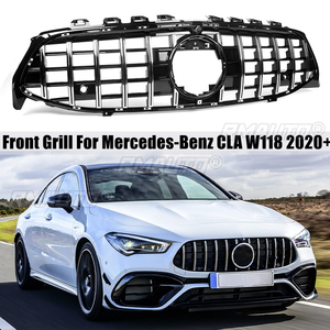 Grille de pare-chocs avant style GT Racing pour Mercedes Benz CLA W118 2020 2021 2022+ CLA200 CLA220 CLA260 CLA45 Pièces de radiateur - Product Image 1