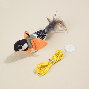 Jouets pour chat suspendus, souris et oiseaux simulés, couineurs, avec herbe à chat, résistants aux morsures et à l'usure, jouets interactifs pour chatons - Product Image 6