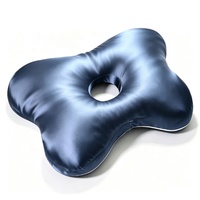 Desain Terbaru - Sarung Bantal Sutra Bentuk Kupu-kupu, Bantal Leher Bernapas, Bantal Punggung Ergonomis, Bantal Pendingin, Bantal Penyangga Telinga