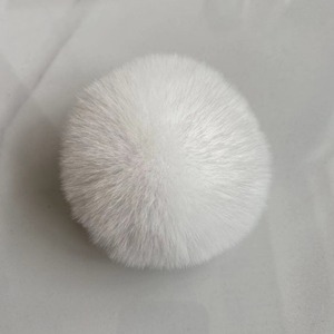 Meichuanghui מכירה חם פרווה כדור <span class=keywords><strong>pom</strong></span> כדור <span class=keywords><strong>pom</strong></span> מותאם אישית ארנב מלאכותי צעצוע פרווה pomom כדור קישוט - Product Image 2