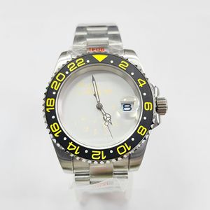 Trendy 40MM <b>Watch</b> <b>Case</b> Fit NH35 Automatic Movement Sapphire Glass Waterproof Business Casual Men <b>Watch</b> - Product Image 5