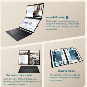 Nuevo Portátil Zenbook <span class=keywords><strong>DUO</strong></span> 2025 de 14 Pulgadas con Pantalla OLED Dual, Ultra9, 32GB+1TB, 2.8K, 120Hz, Plegable, Táctil Dual, con IA - Product Image 6