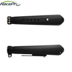 Tubo silenciador de escape Universal Retro Vintage para motocicleta, 440mm, 18 pulgadas, Material de hierro para Harley Davidson <span class=keywords><strong>Cafer</strong></span> Racer Bobber Chopper - Product Image 1