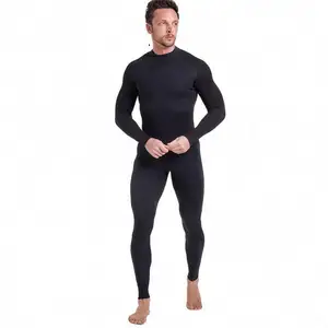 Ecofriendly Neoprene Swimwear Velcro Snorkel Sleeve High Elastic 3 Layers Mens 3Mm Cr Smooth Skin Wetsuit Full Body Suit For Men