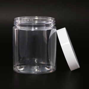 Tarro transparente de plástico PET de grado alimenticio 80ml 100mL 120ml 150ml 250ml con tapa blanca Contenedor de plástico Cartones Botellas de plástico 1 Uds - Product Image 4