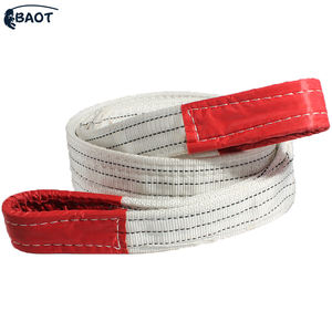 BAOT 공장 가격 폴리 에스터 플랫 웨빙 라운드 슬링 브레이드 강화 리프팅 눈 안전한 리프팅 - Product Image 5