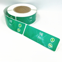 Étiquettes adhésives pour bouteilles de détergent liquide, étiquettes pour capsules de lessive à marque privée, papier et vinyle pour l'art graphique des étiquettes